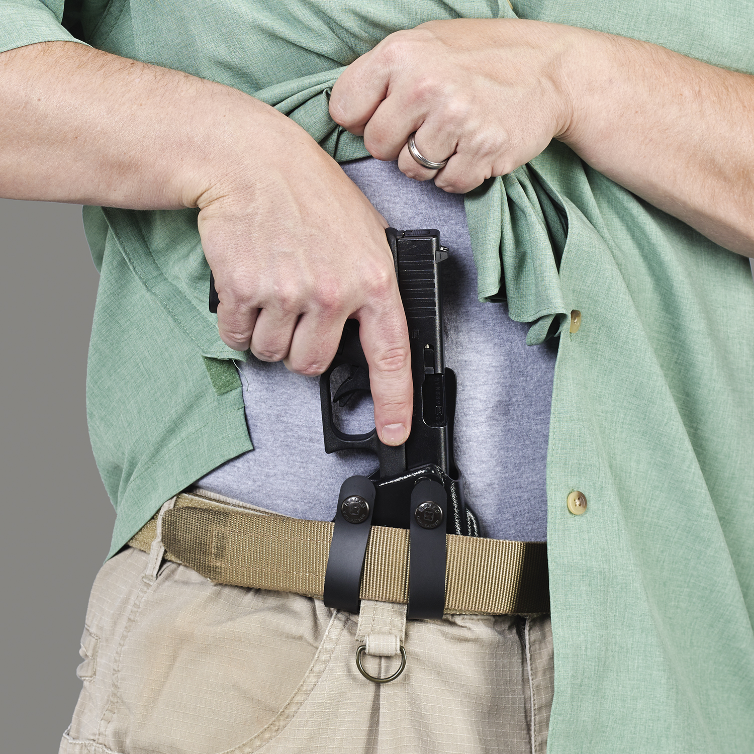 TRITON HOLSTER BELT LOOPS APPENDIX/CROSSDRAW Galco Products, Holster