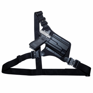 Galco's High Ready Chest Holster ﻿for Glock 17 with WML!