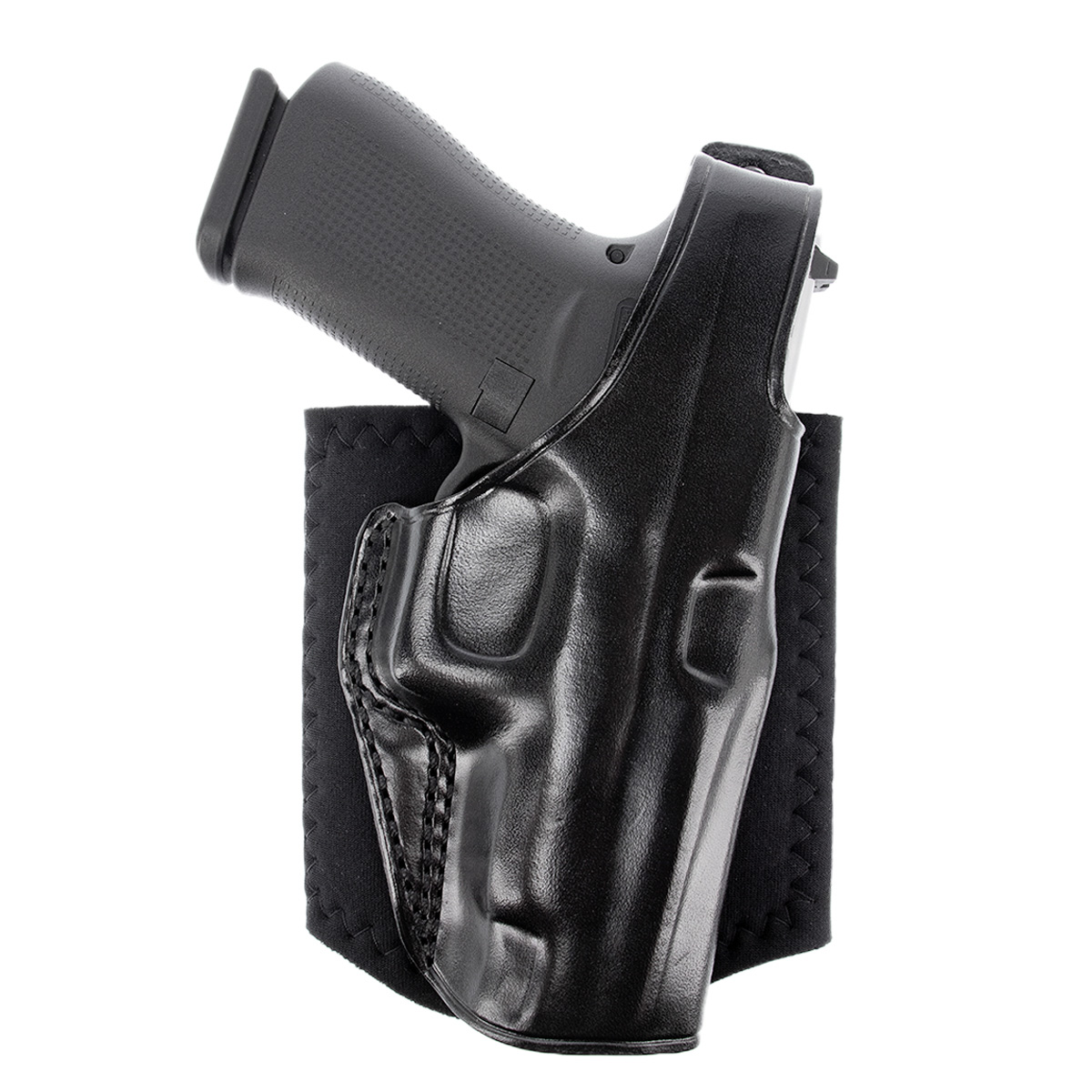 Galco Ankle Glove/Ankle Holster for Glock 26 27 Black, Right-hand 33 