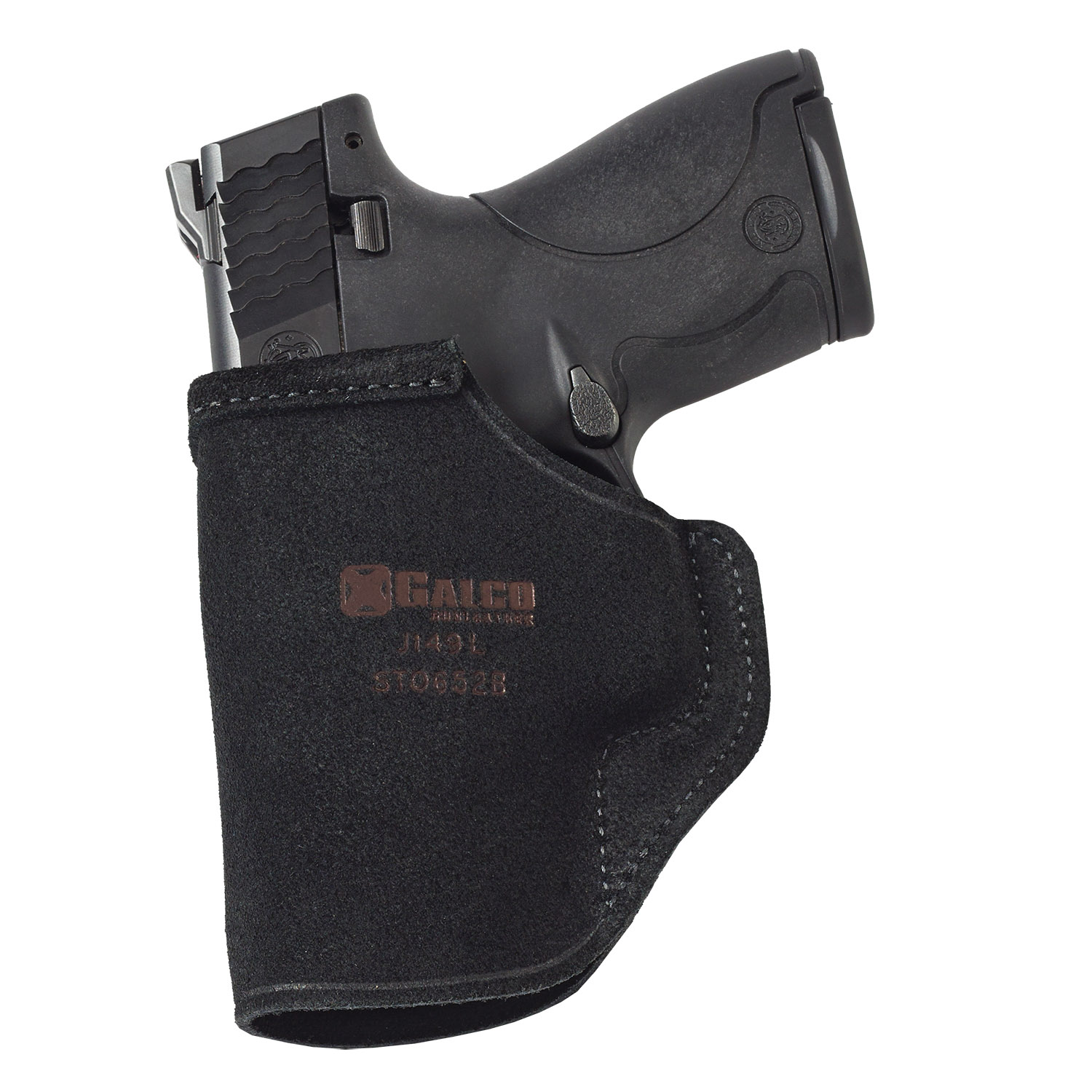 Galco STO158B Black RH Stow-N-Go Inside Pant Holster For Charter Arm .44