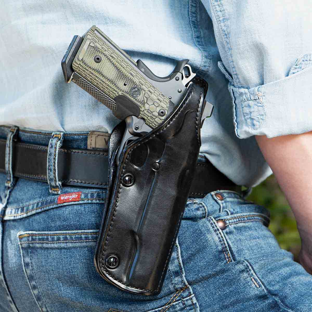 Details about   Gun Holster HIP FITS Colt 45,1911 FITS GLOCK M SERIES CZ P-10C M & P M2.0 P22 H3