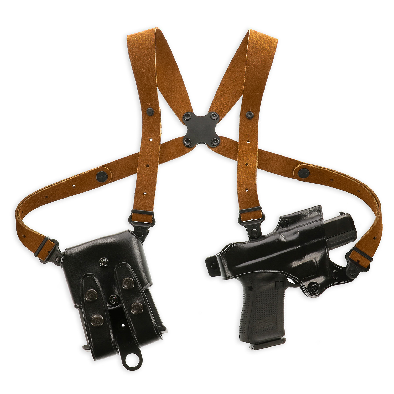 KCARRY shoulder handgun holster in black. 