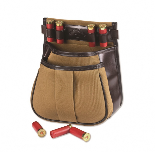 CANVAS & LEATHER SPORTING CLAYS POUCH Rifle Accessories Galco Gunleather