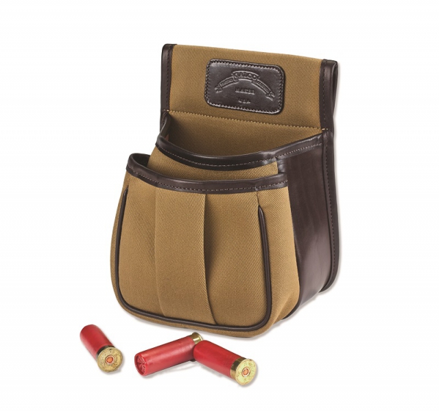 CANVAS & LEATHER TRAP & SKEET POUCH Rifle Accessories Galco Gunleather