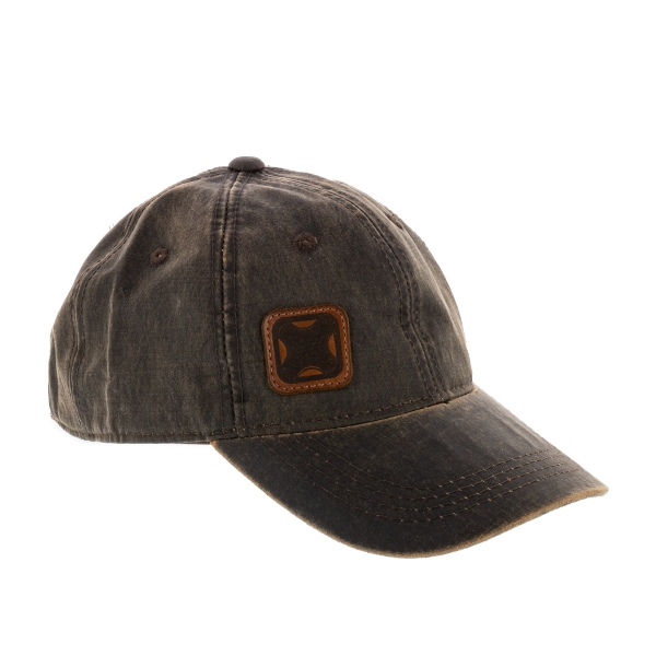 CAP DISTRESSED BROWN