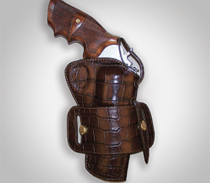 Custom Alligator Wheelgunner Holster