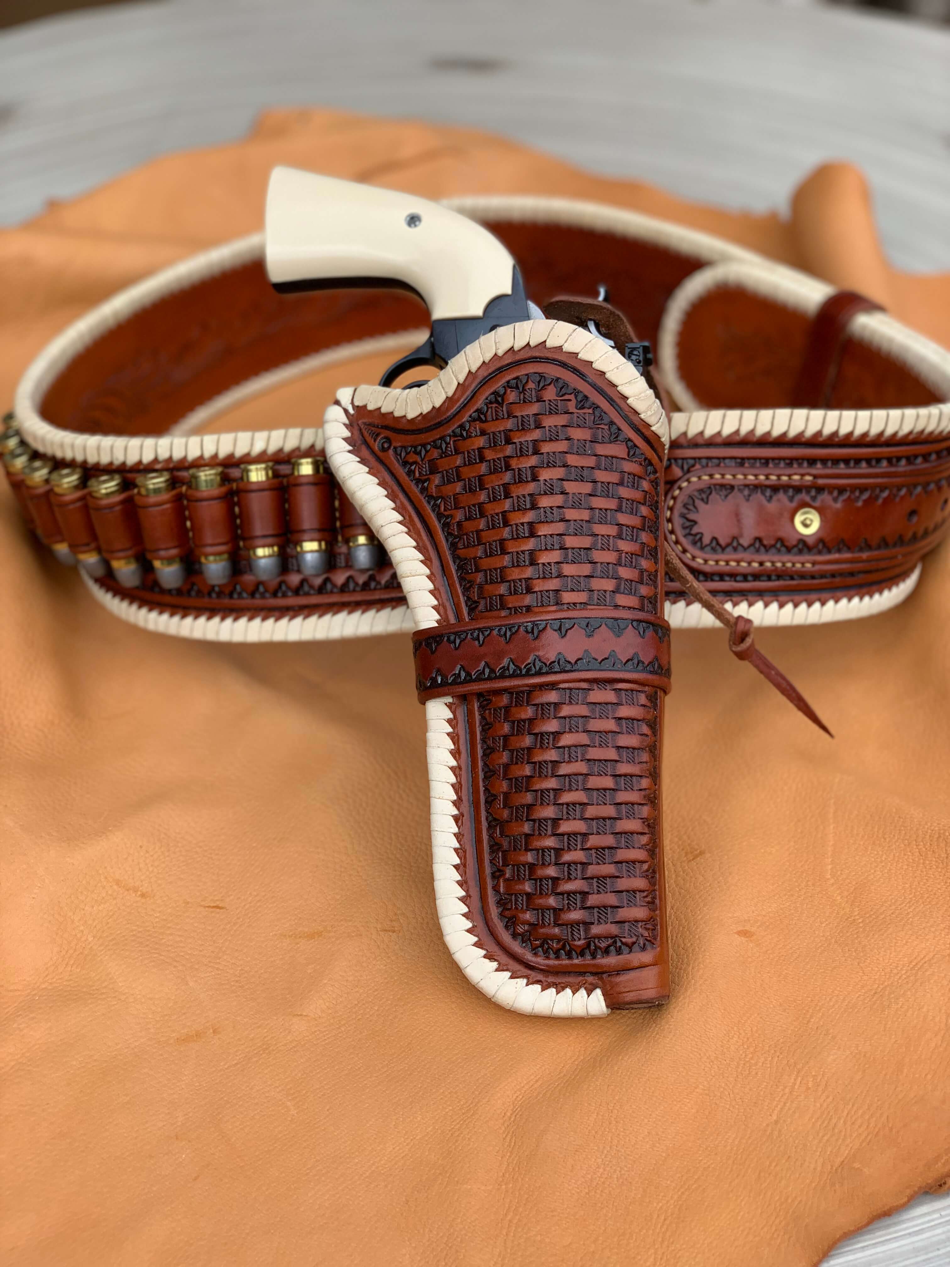 Custom Hand Laced Western Rig