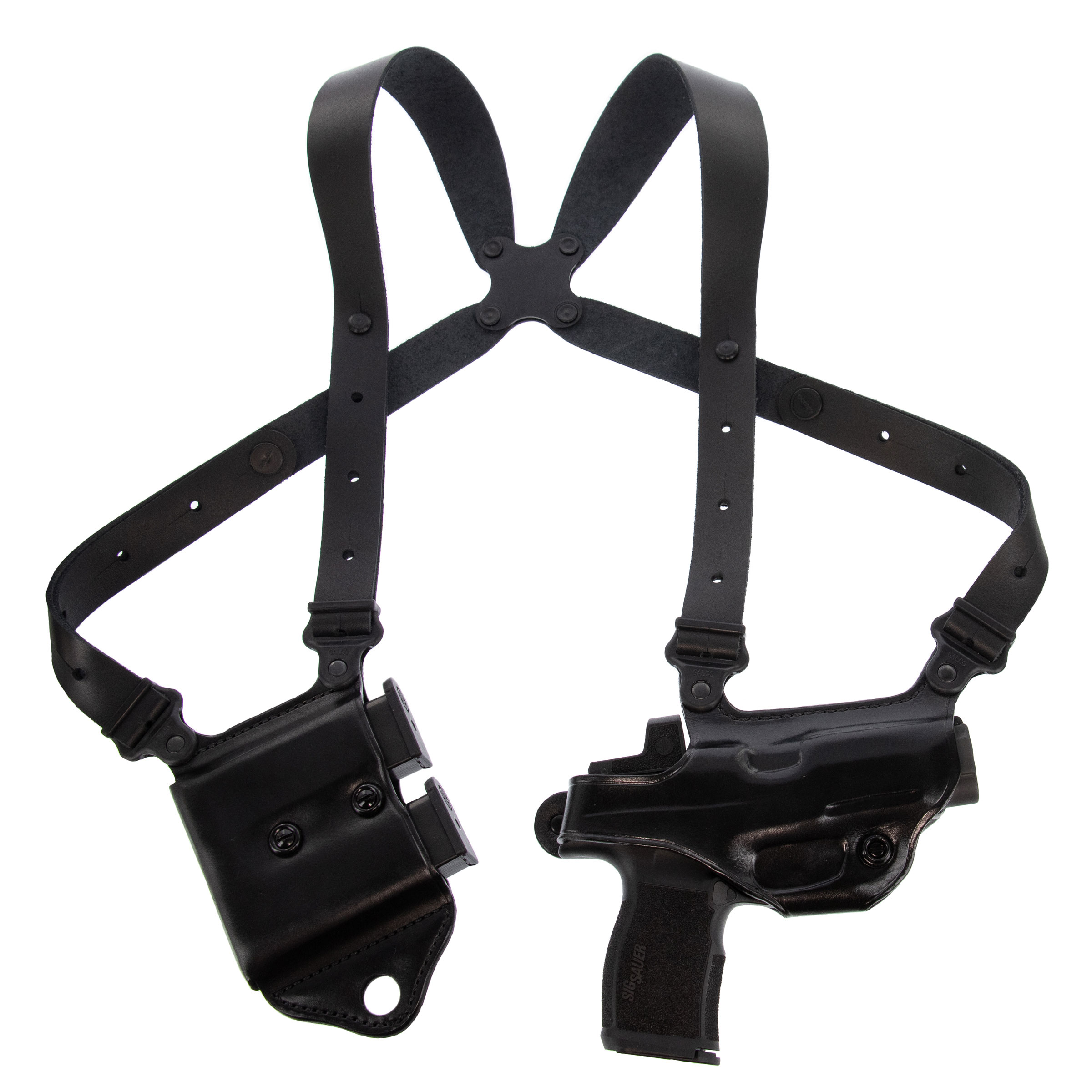 Galco Miami Classic II Shoulder Holster System MCII224 for Glock 17/19 RH 