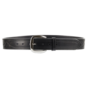 SB6 FANCY STITCHED HOLSTER BELT 1 3/4&quot;