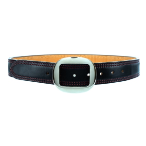CENTER POST FLAT BACK BUCKLE PANTS BELT 1 1/2&quot; (CLOSEOUT)