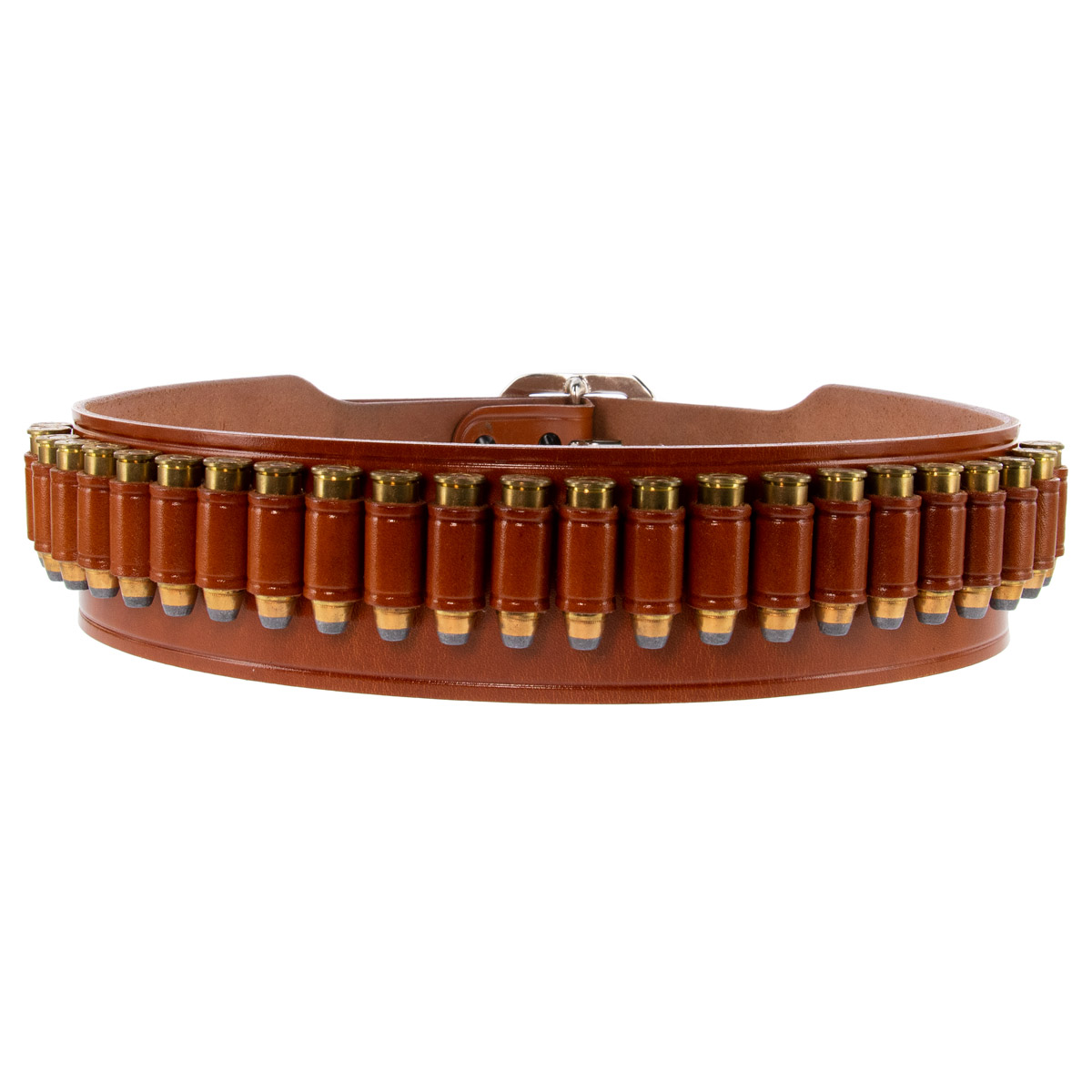 thumbnail image 2 of Handmade Leather Cartridge Belt Slide – 12 Round Capacity For .44 Special / .44 Magnum 2 of 6