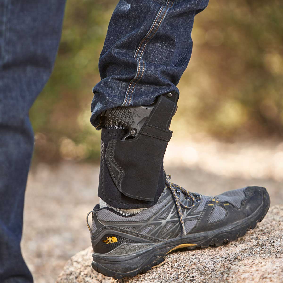 thumbnail image 2 of Black Boot Wrap Gun Holster With Mag Pocket 2 of 14