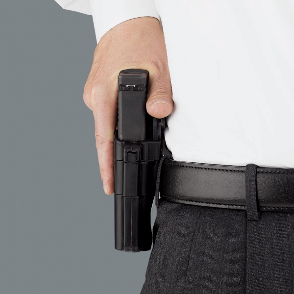 Car Gun Holster With Lock Locking holster mounted in the console of my GMC Denali Lock