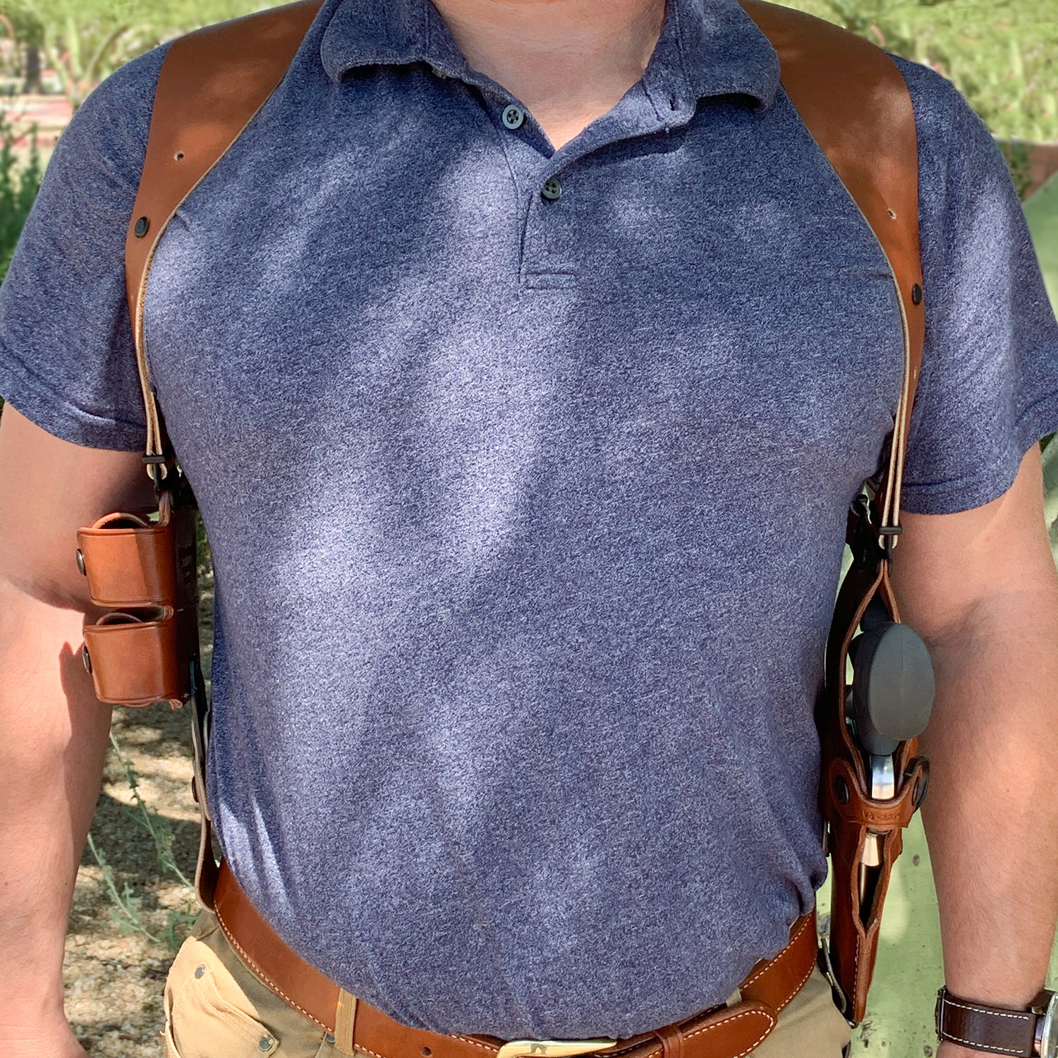 Galco Miami Classic 2.75/" WIDE HARNESS FOR SYSTEM in Tan # SSH
