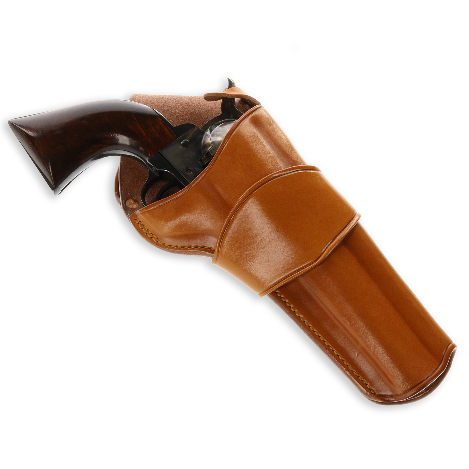 Western Leather Gun Holster Single Action Revolver CROSS DRAW Colt Sass Ruger 