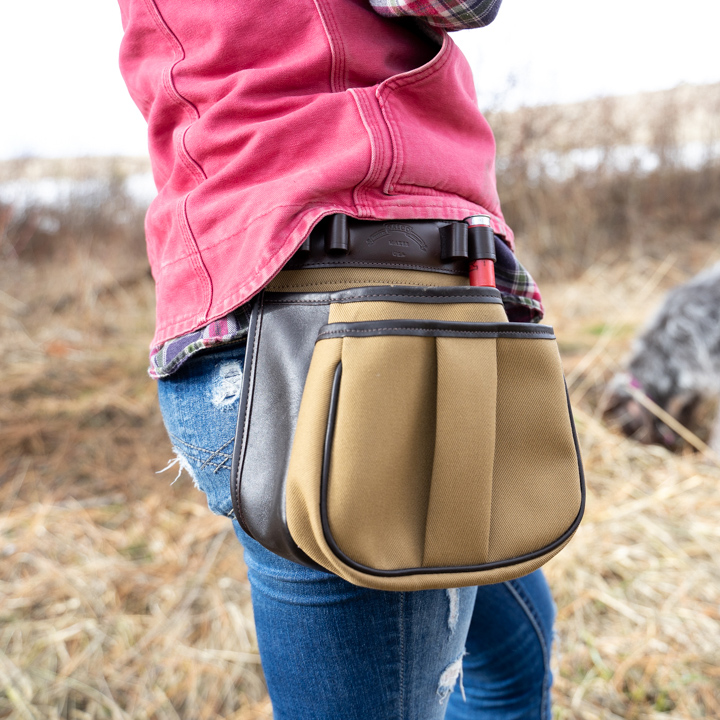 Canvas Leather Sporting Clays Pouch