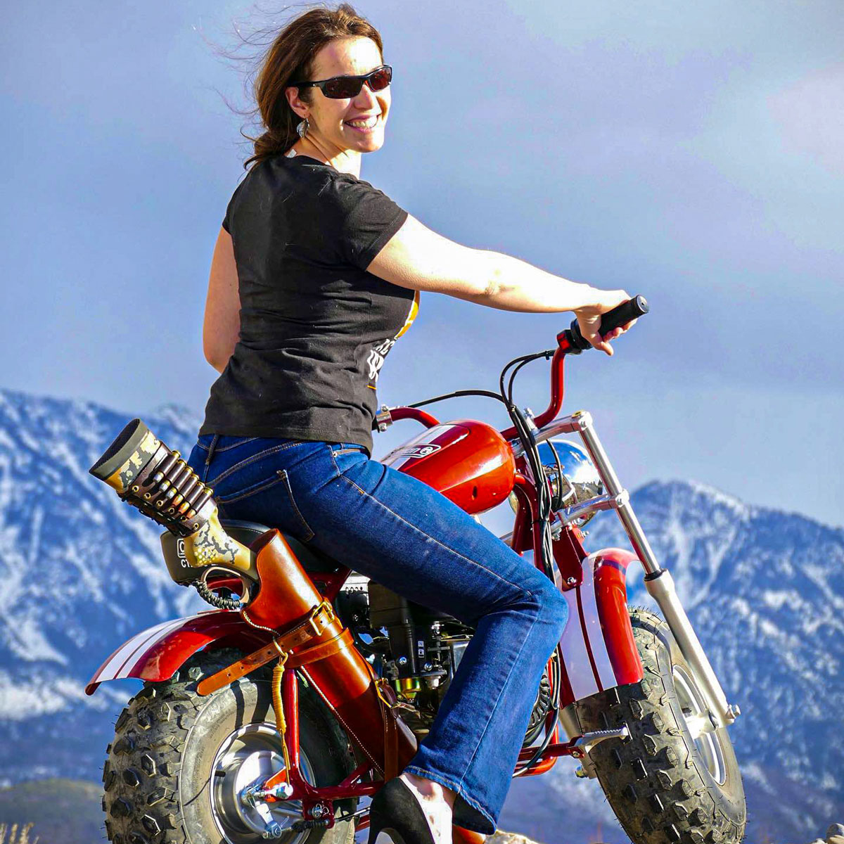 Henry Rifle Saddle Scabbard