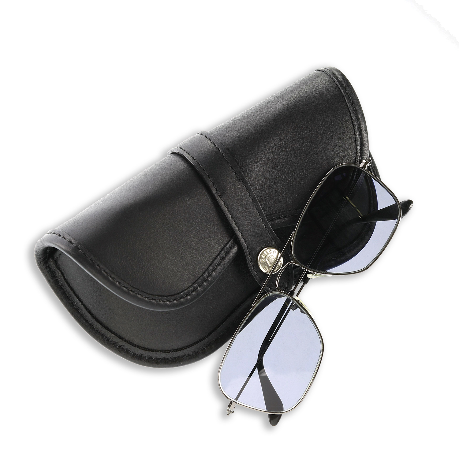 Valrose Jacron Eyeglass Case, Ultra Slim Glasses Case With String Tie  Closure, Black 